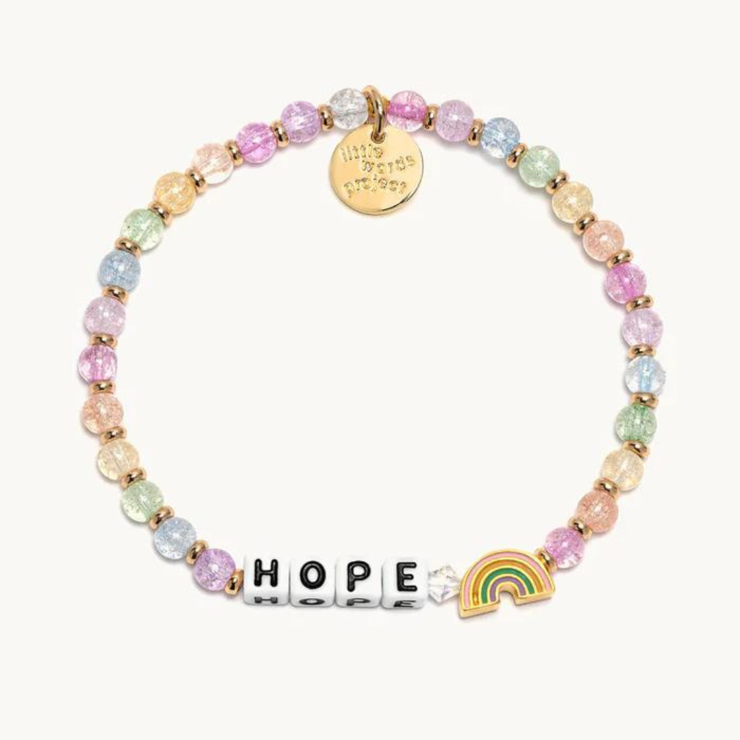 Little Words Project Rainbow Bead Bracelet - Hope - The Cottage