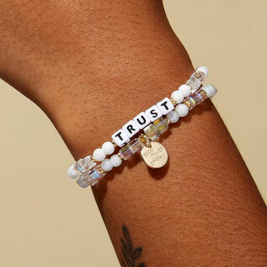 Little Words Project Rockstar Bead Bracelet - Trust - The Cottage