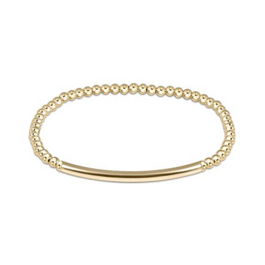 Enewton Gold Classic Smooth Bliss Bar Bracelet - 3mm - The Cottage