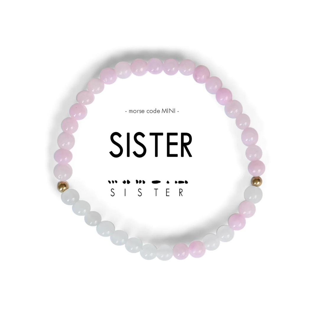 Ethic Goods Mini Morse Code Bracelet - Sister