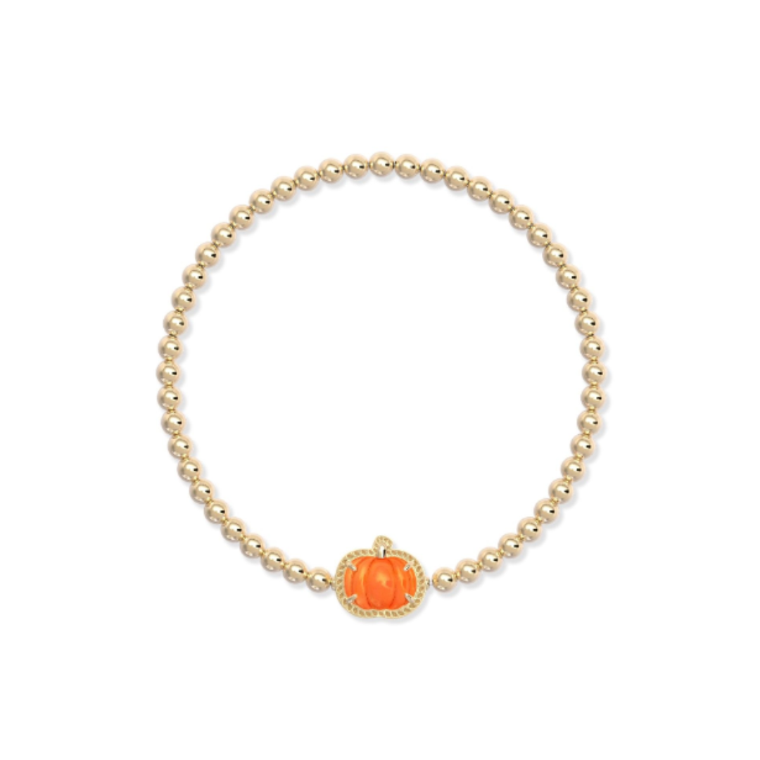 Kendra Scott Pumpkin Stretch Bracelet - Gold