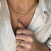 Ellie Vail Garcelle Mini Disc Chain Necklace - Gold - The Cottage