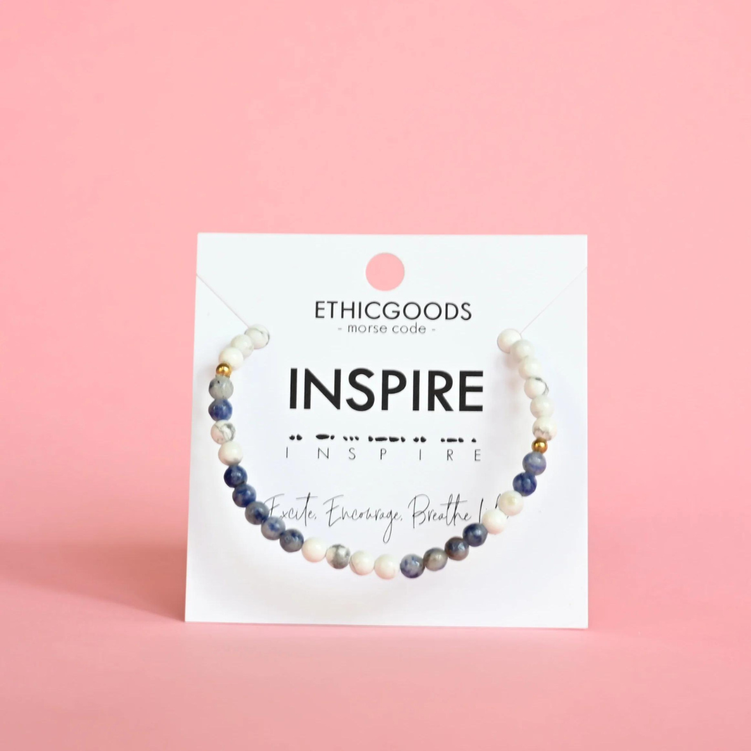 Ethic Goods Morse Code Bracelet - Inspire