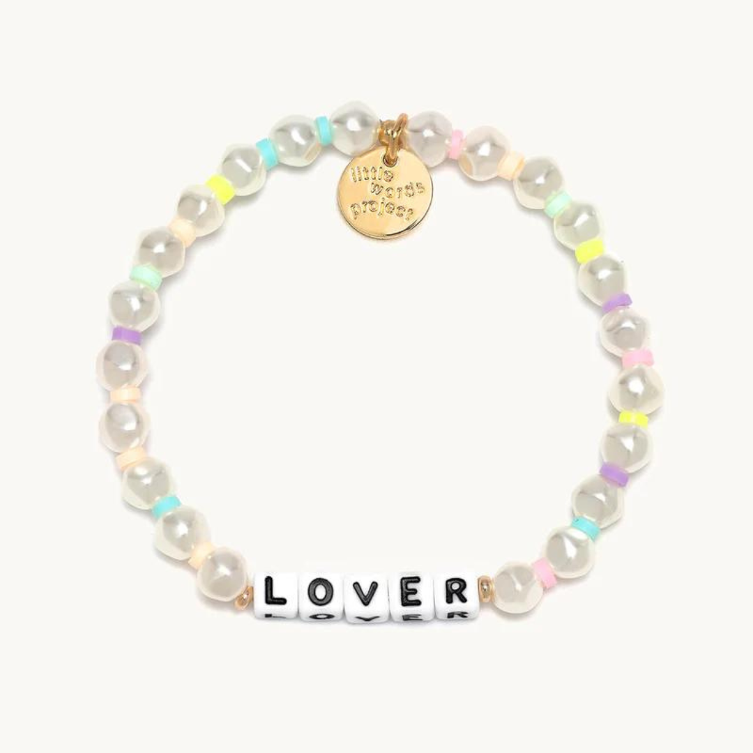 Little Words Project Vanilla Cone Bead Bracelet - Lover - The Cottage