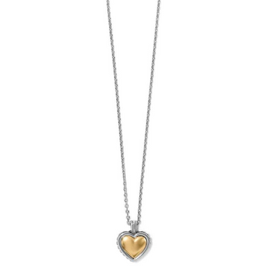 Brighton Pretty Tough Bold Heart Petite Necklace - The Cottage