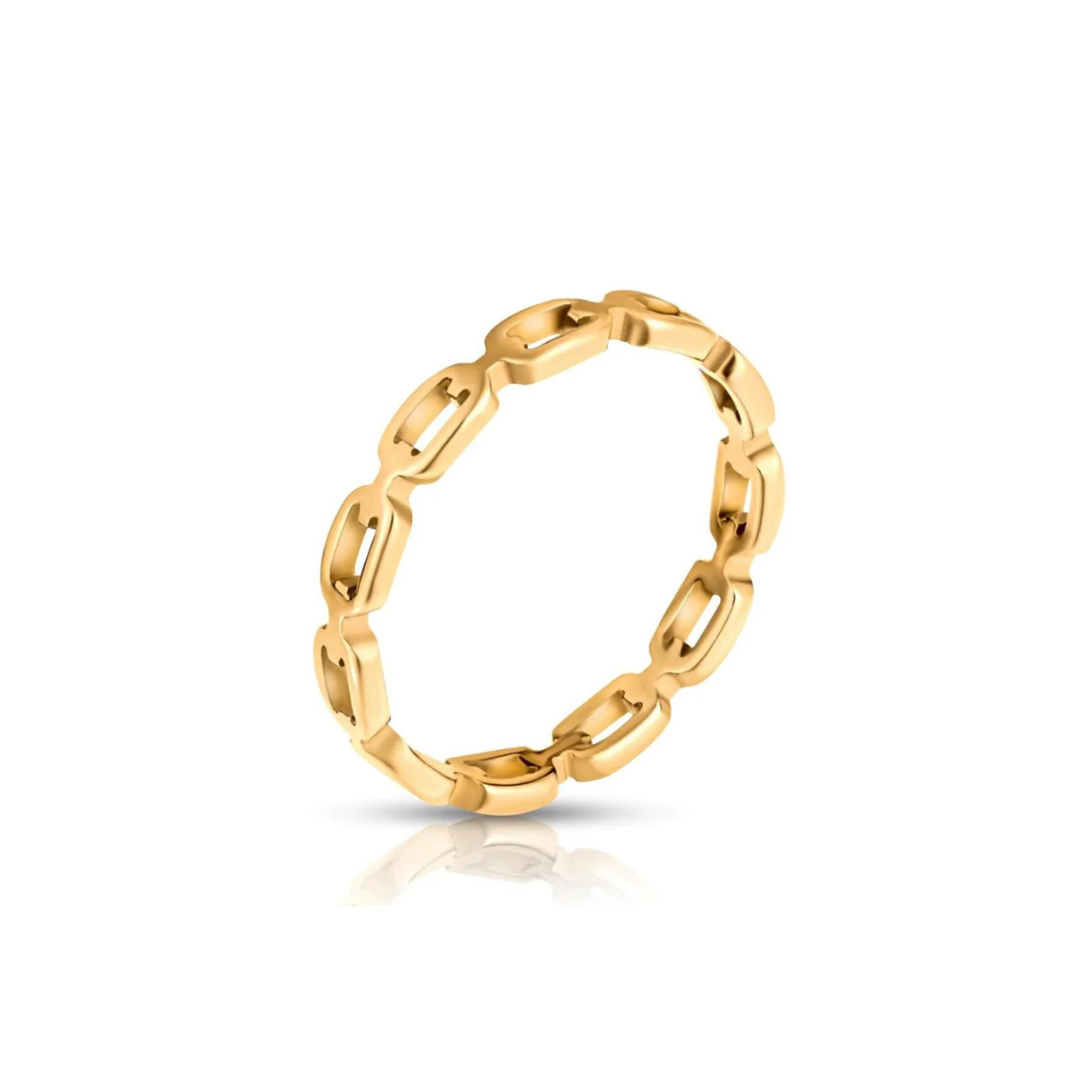 Ellie Vail Billy Dainty Chain Ring - The Cottage