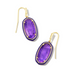 Kendra Scott Dani Enamel Frame Drop Earrings - Gold - The Cottage