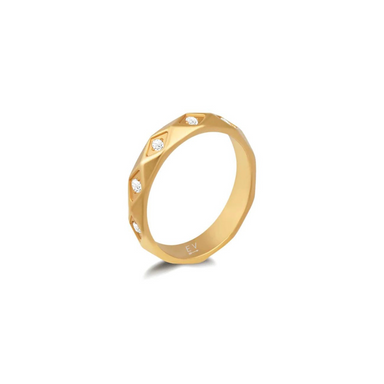 Ellie Vail Celine Dainty Ring - Gold - The Cottage