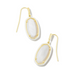 Kendra Scott Dani Enamel Frame Drop Earrings - Gold - The Cottage