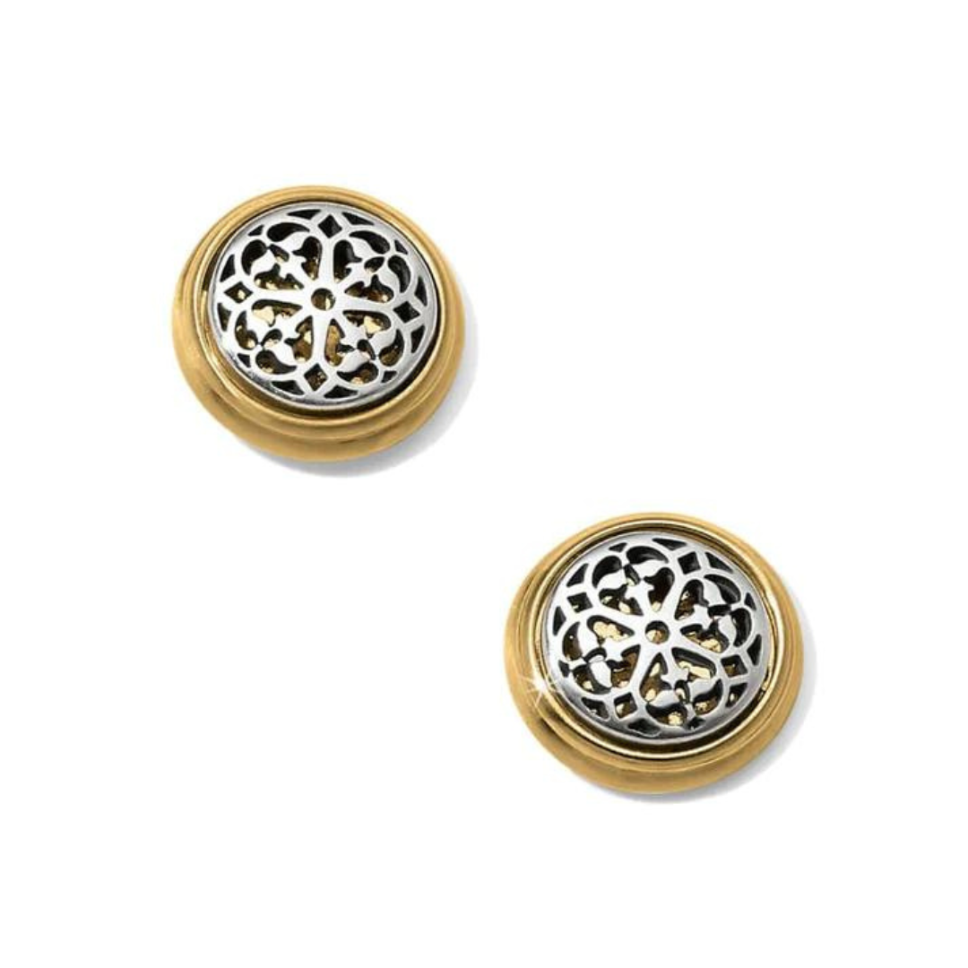 Brighton Ferrara Two Tone Post Earrings - The Cottage