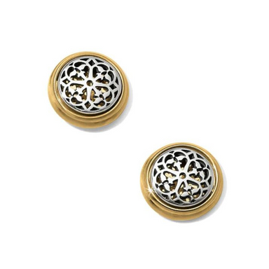 Brighton Ferrara Two Tone Post Earrings - The Cottage