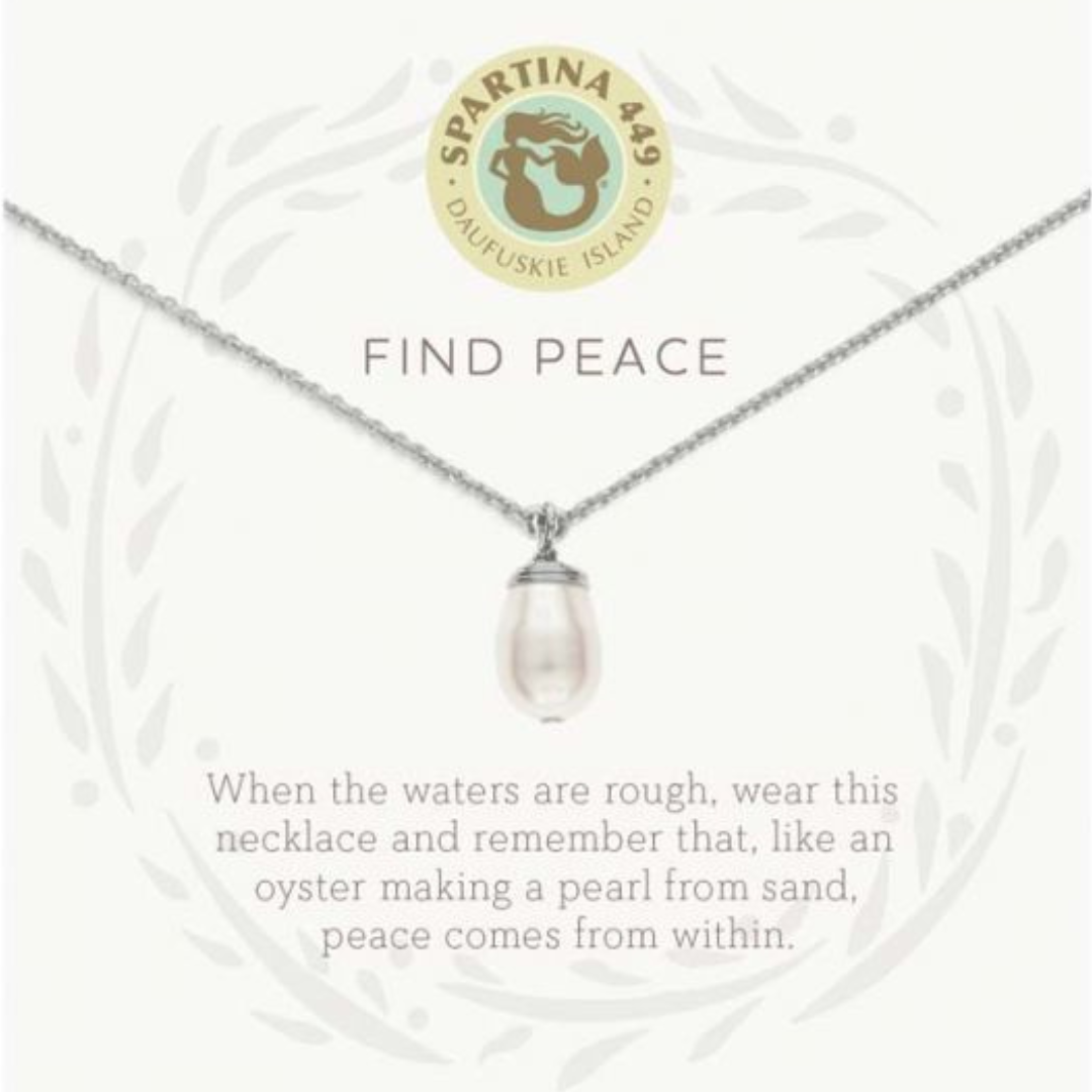 Spartina Sea La Vie Find Peace Necklace - The Cottage