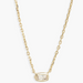 Kendra Scott Fern Crystal Necklace - White Crystal - The Cottage