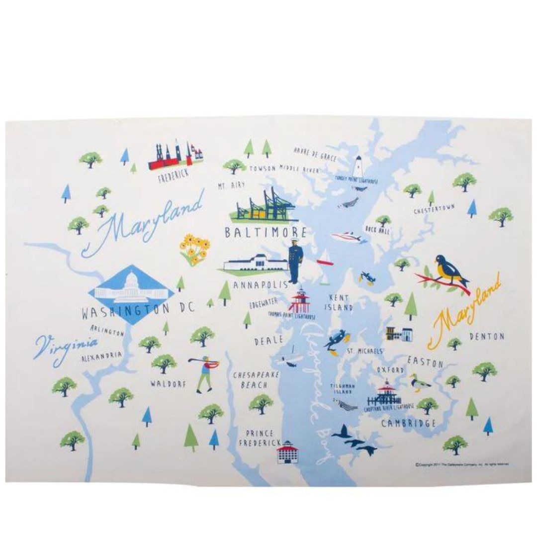 Galleyware Chesapeake Bay Kitchen Towel - The Cottage