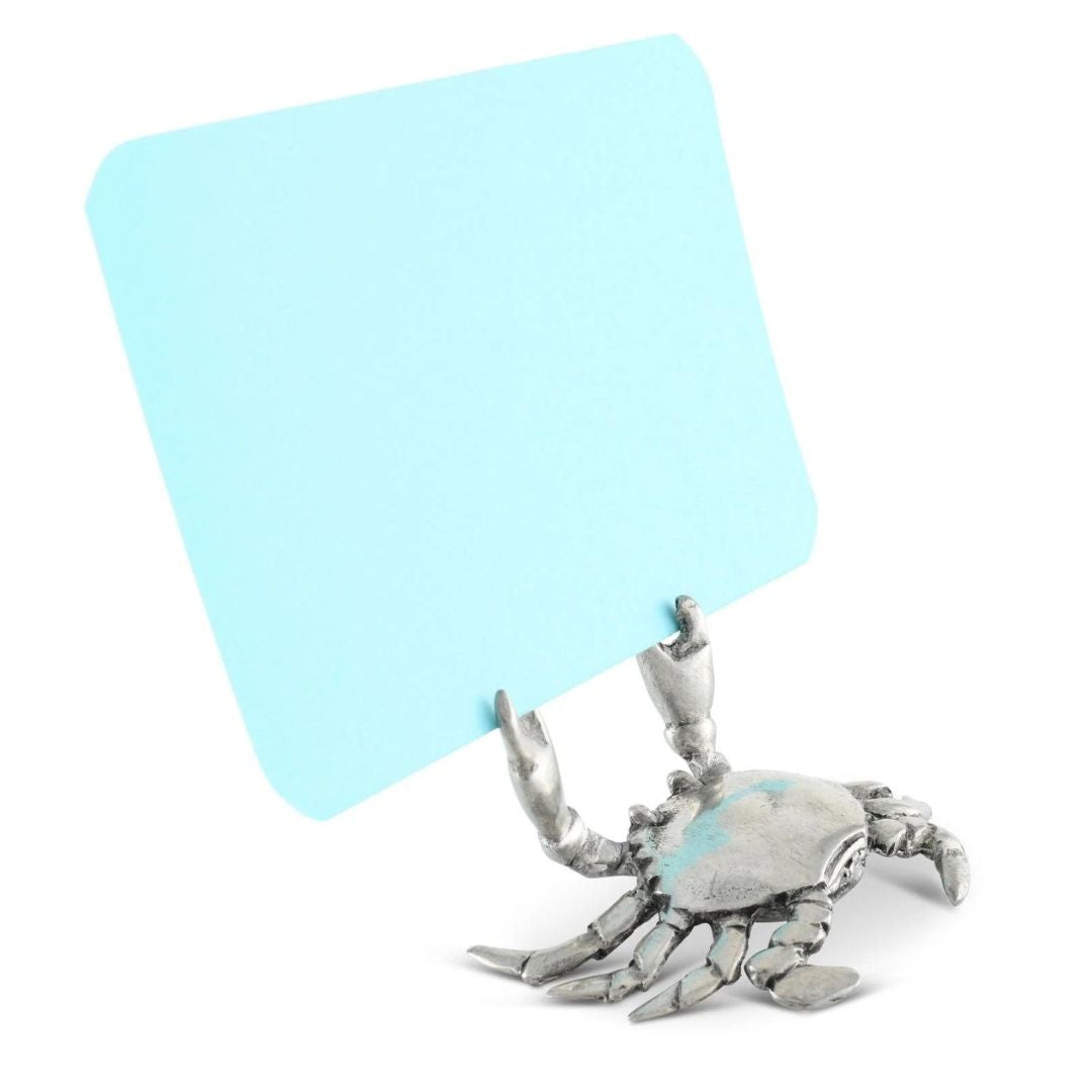 Vagabond House Pewter Crab Place Card Holder - The Cottage