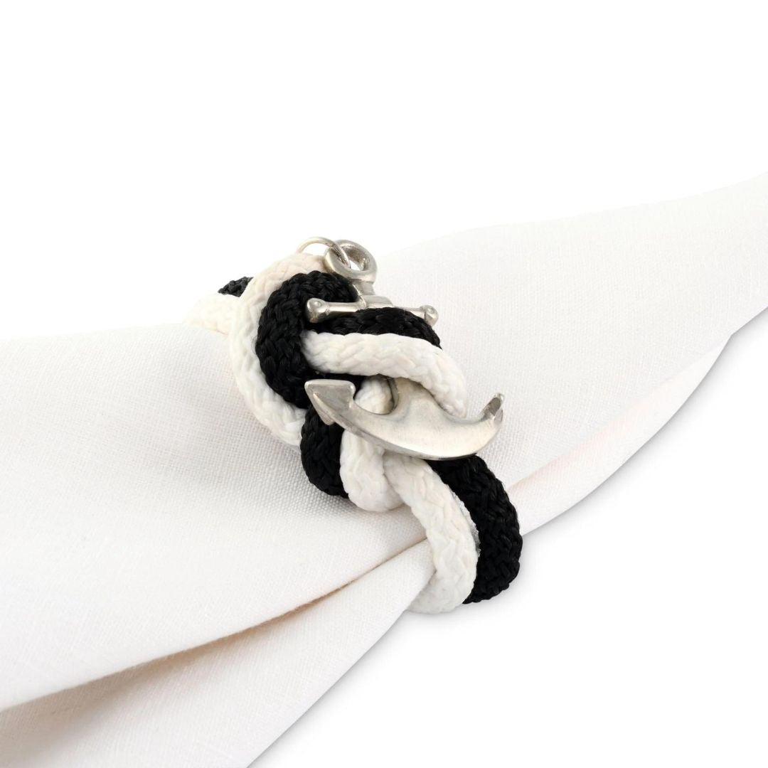 Vagabond House Anchor & Rope Napkin Ring - The Cottage