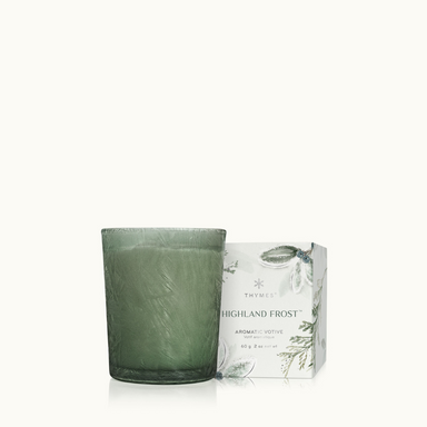 Thymes Highland Frost Boxed Votive Candle - The Cottage