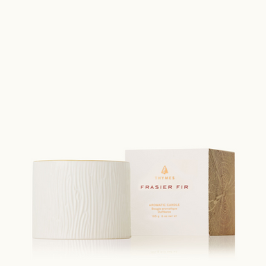 Thymes Frasier Fir Ceramic Petite Candle - The Cottage