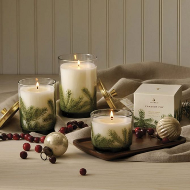 Thymes Frasier Fir Heritage Pine Needle Luminary Candle - The Cottage