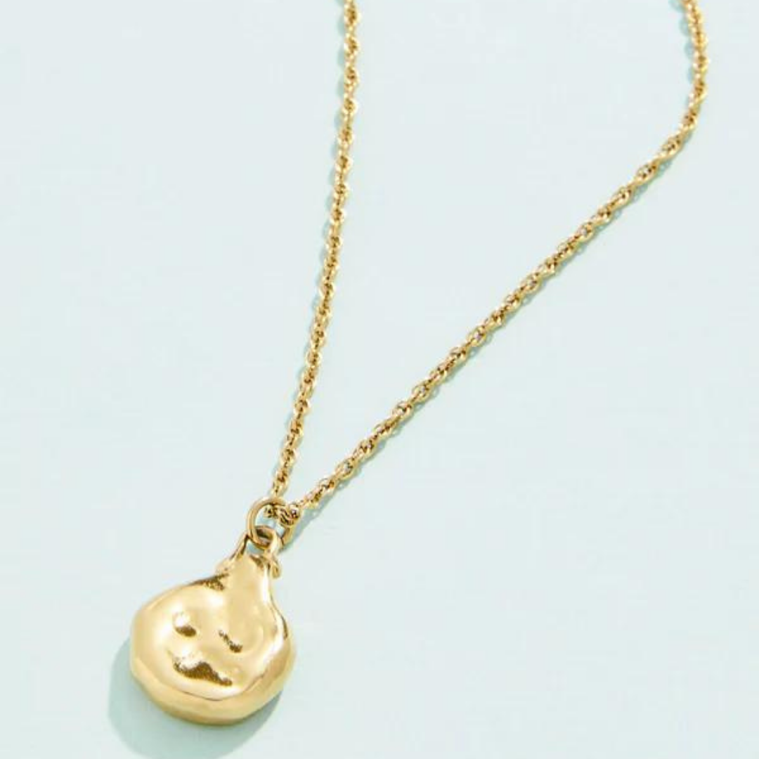 Spartina Burkes Beach Necklace - Gold & Pearl - The Cottage