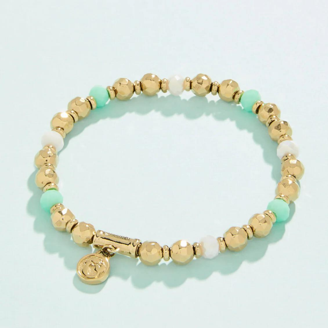 Spartina South Beach Stretch Bracelet - Seafoam - The Cottage