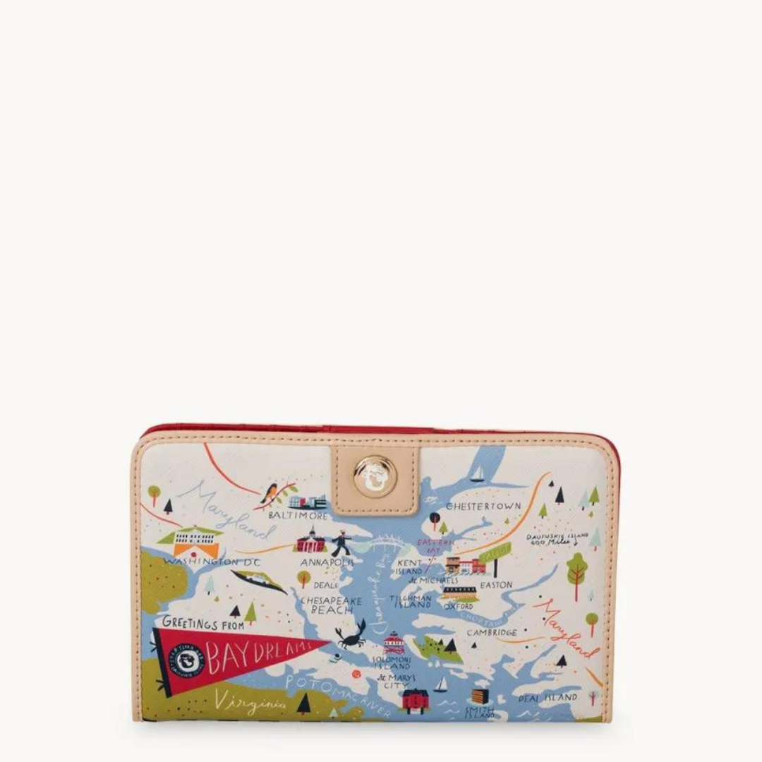 Spartina Bay Dreams Snap Wallet - The Cottage