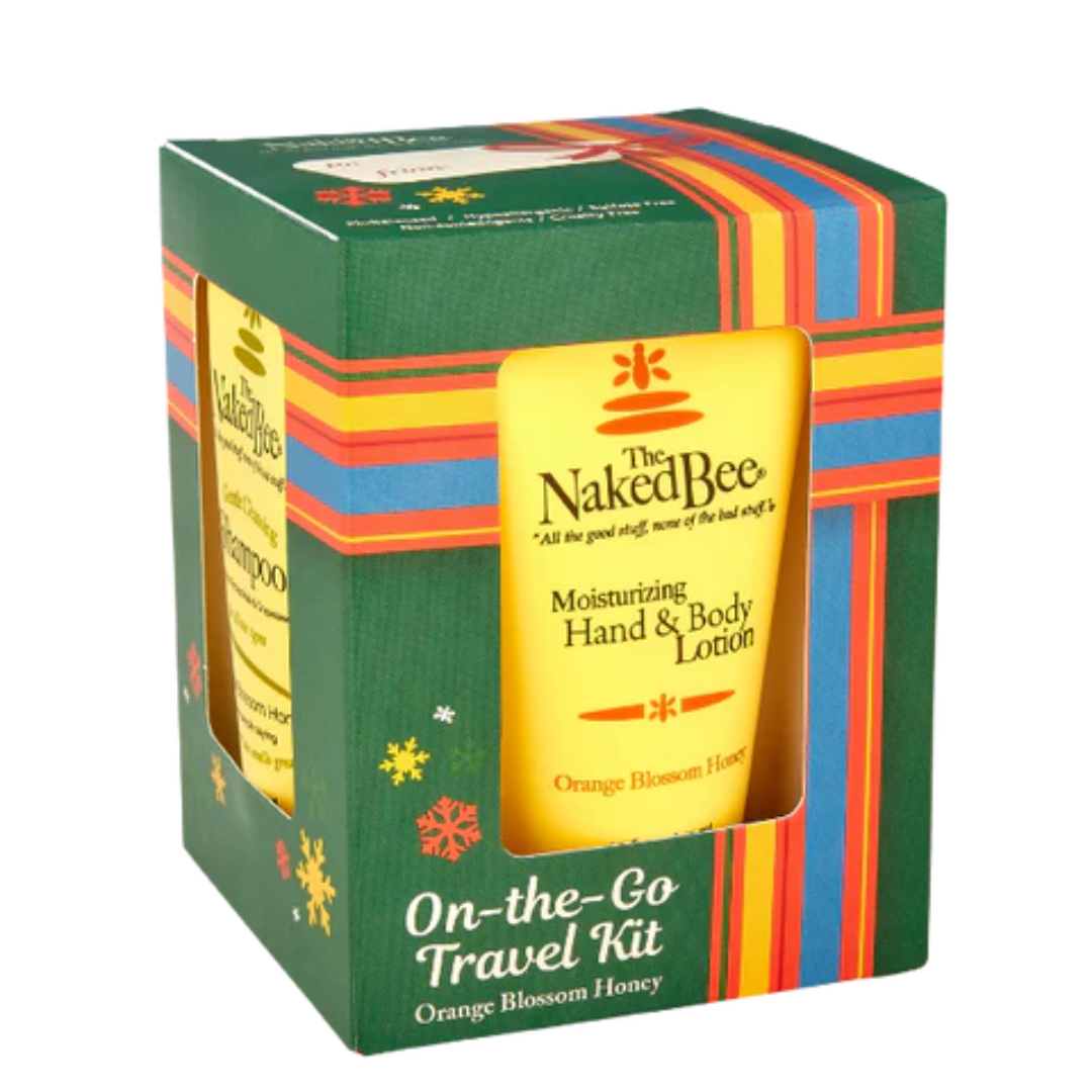 Naked Bee Holiday On-The-Go Travel Kit - Orange  Blossom Honey - The Cottage