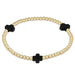 Enewton Signature Cross Gold Pattern 3mm Bracelet - The Cottage