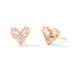 Kendra Scott Katy Heart Stud Earrings - Gold - The Cottage