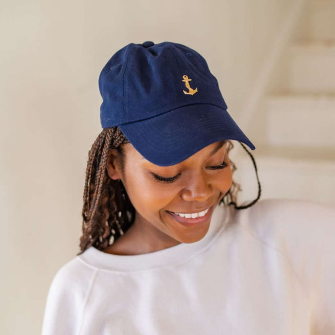 Lisi Lerch Anchor Baseball Hat - Navy