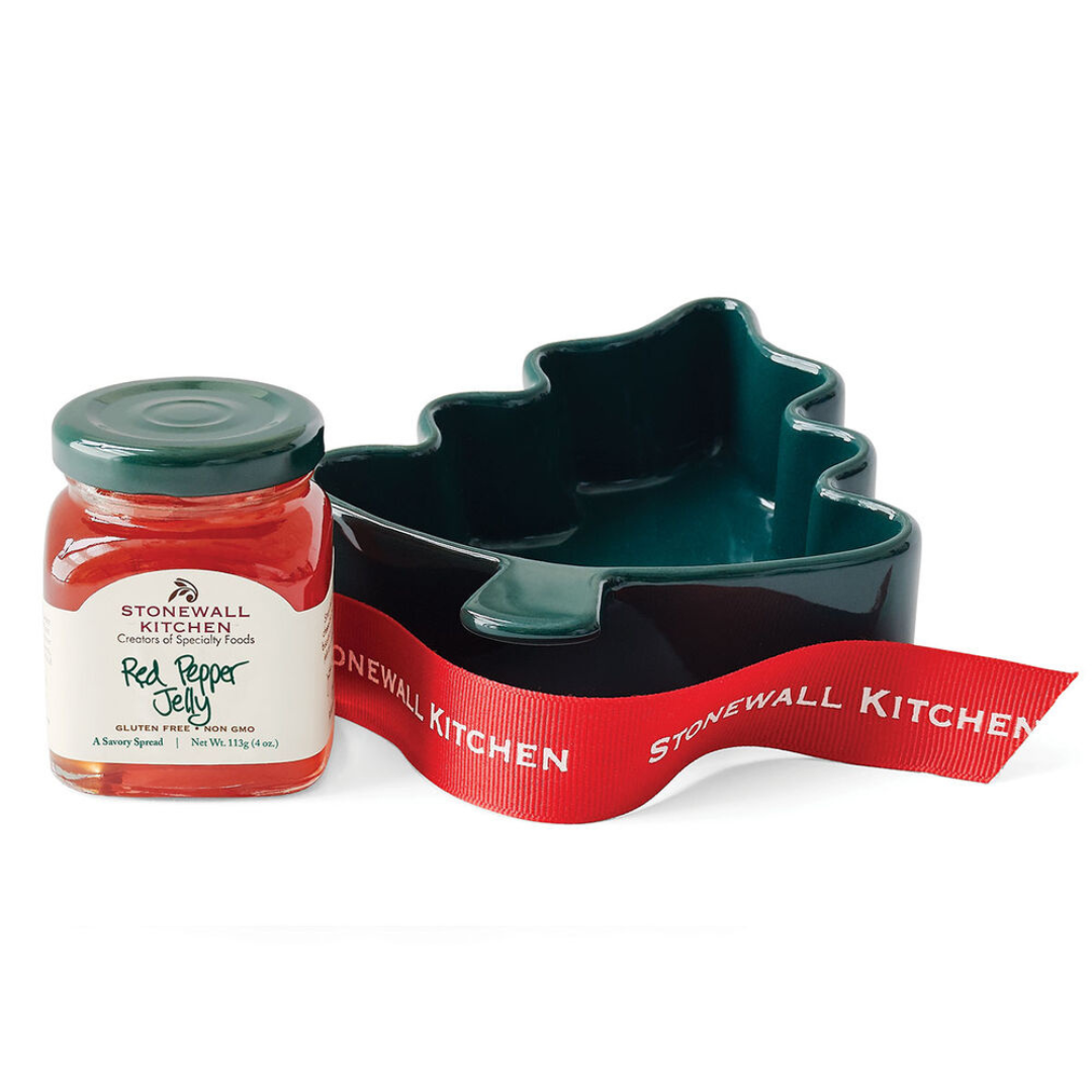 Stonewall Kitchen Red Pepper Jelly Tree Ramekin