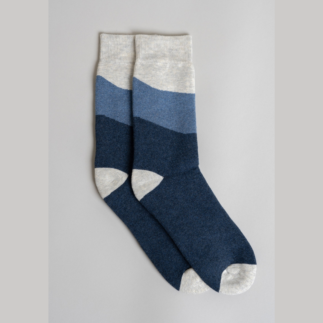 Wanakome Far Horizon Socks - Midnight Mix