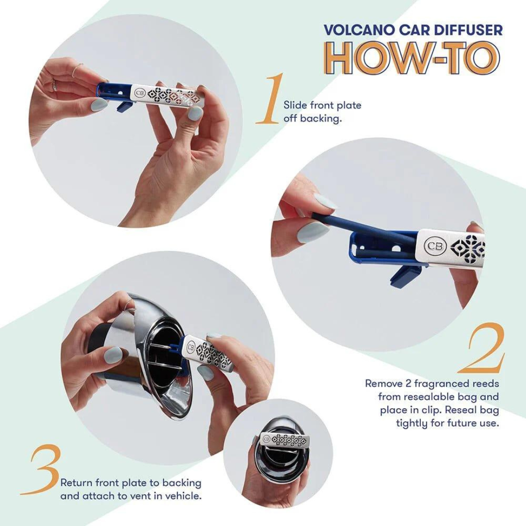 Capri Blue Car Diffuser Refill - Volcano