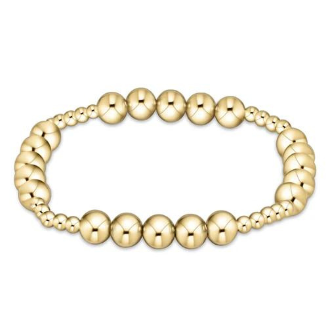 Enewton Gold Classic Blissful Bead Bracelet - 3mm/6mm