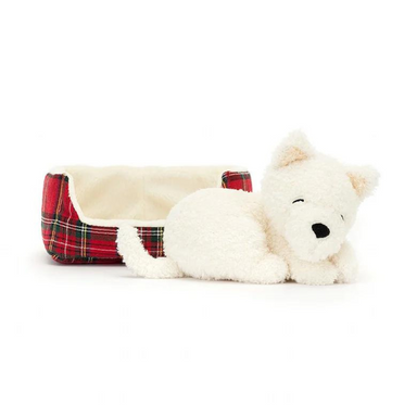 Jellycat Napping Nipper Westie - The Cottage