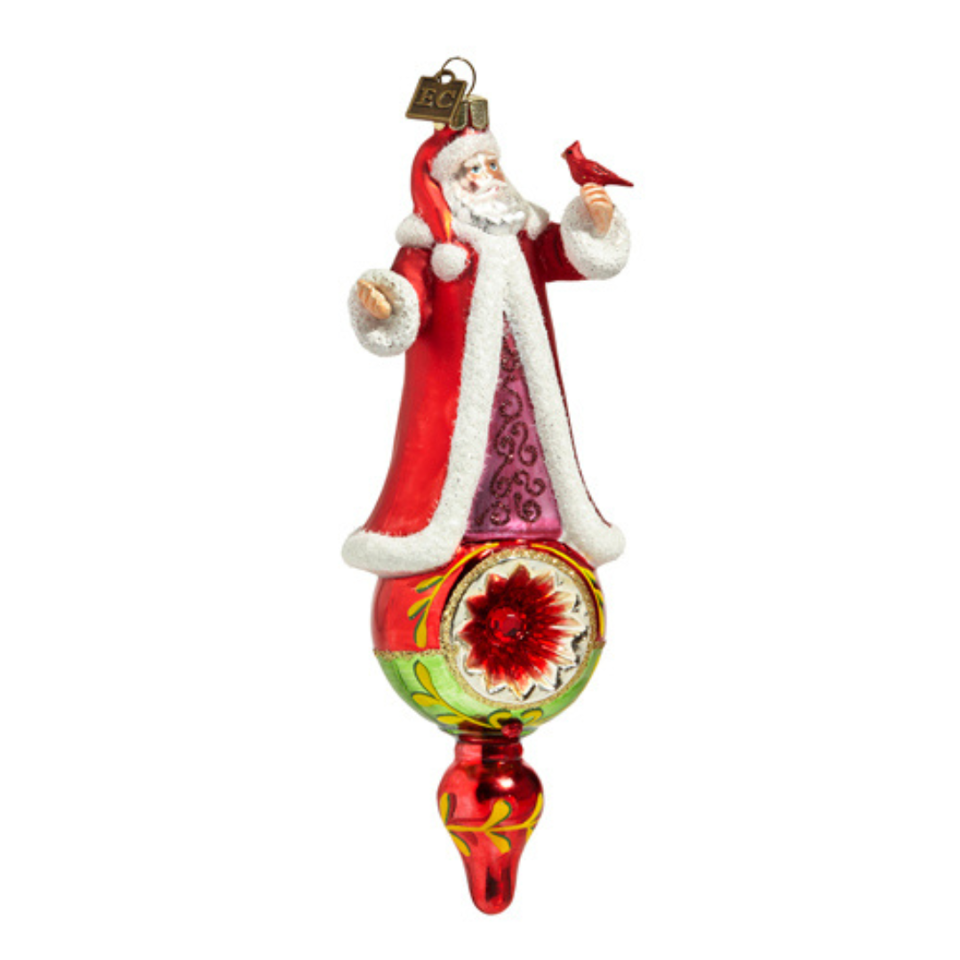 Raz Regal Santa Ornament