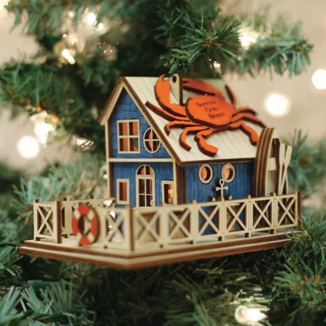 Old World Christmas Crab Shack Ornament