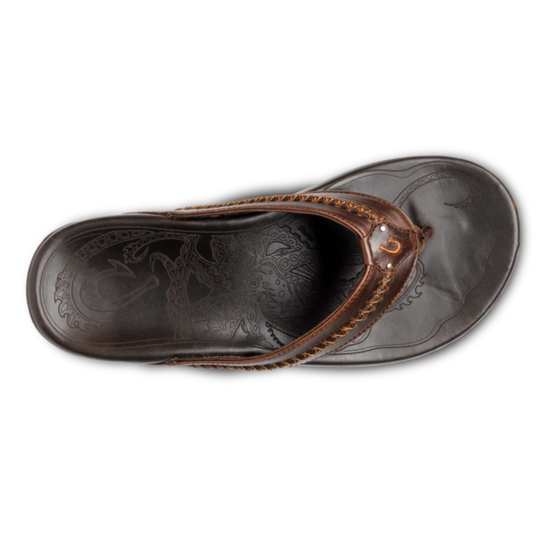 Olukai Mea Ola Flip Flops - Dark Java