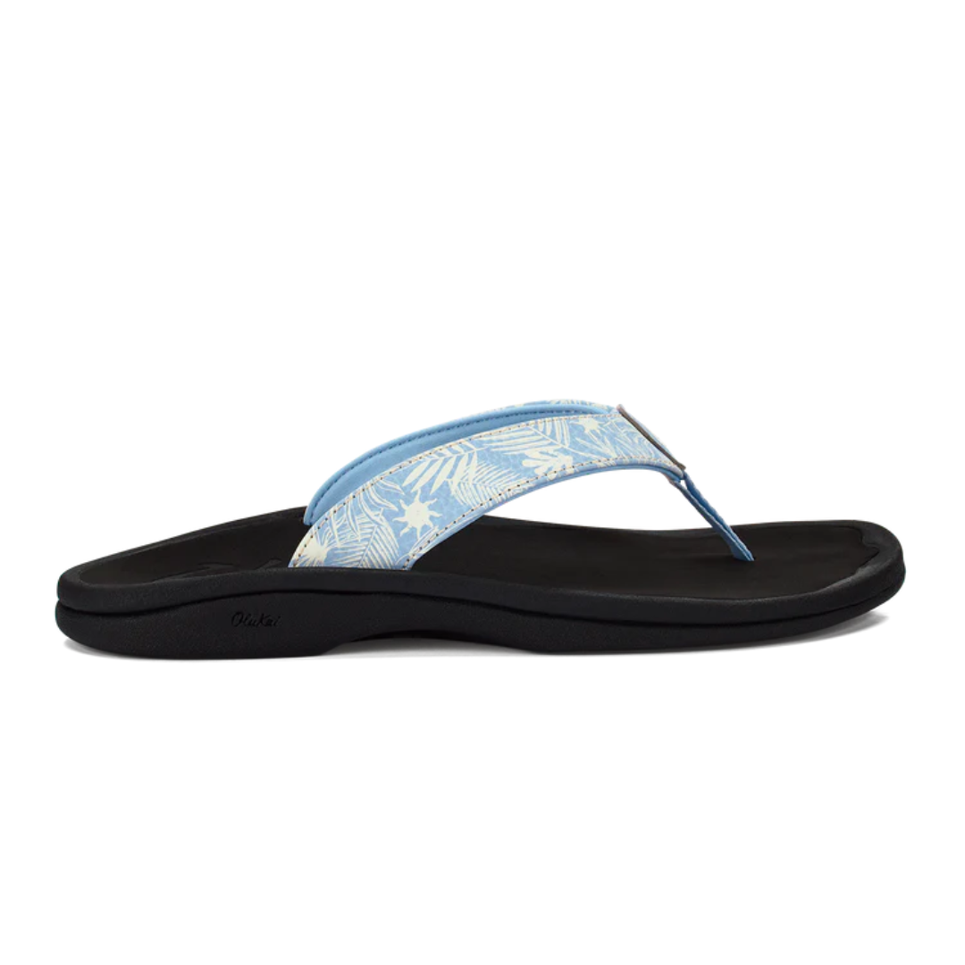 Olukai 'Ohana Flip Flops - Pale Blue/Black