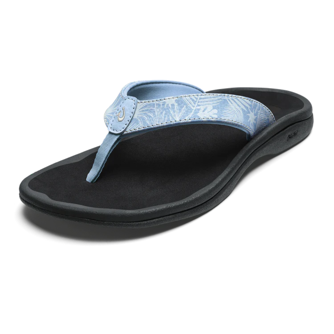 Olukai 'Ohana Flip Flops - Pale Blue/Black