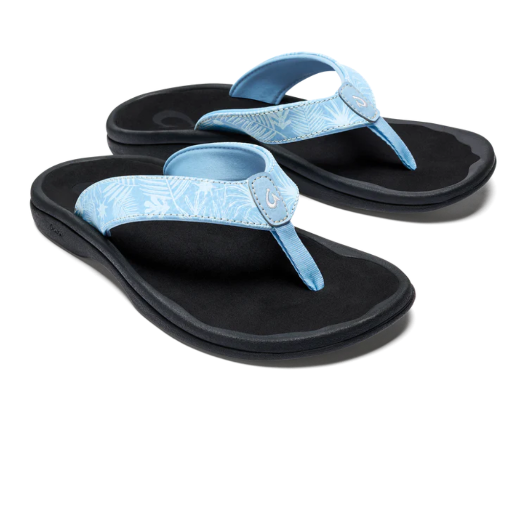 Olukai 'Ohana Flip Flops - Pale Blue/Black