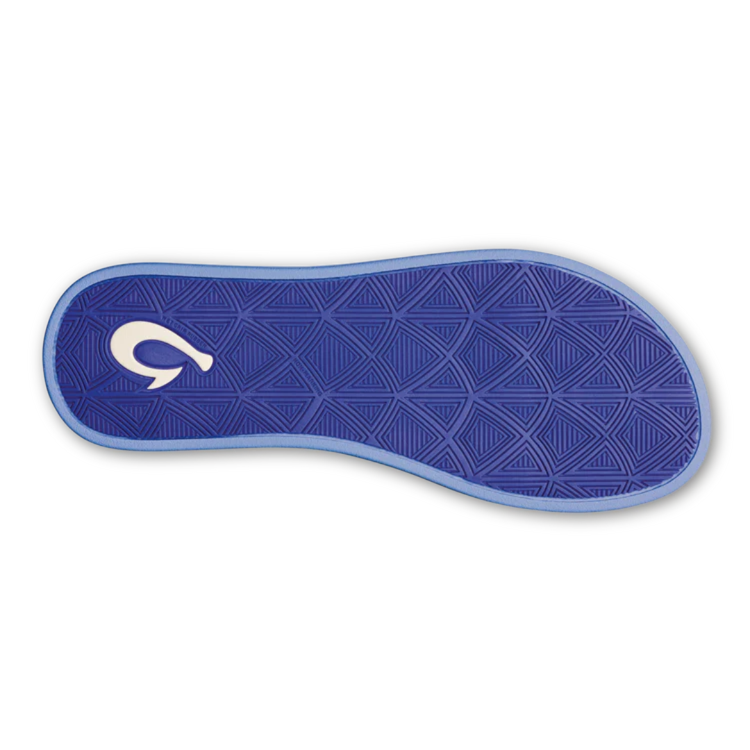 Olukai Puawe Flip Flops - Cloud Blue/Flower