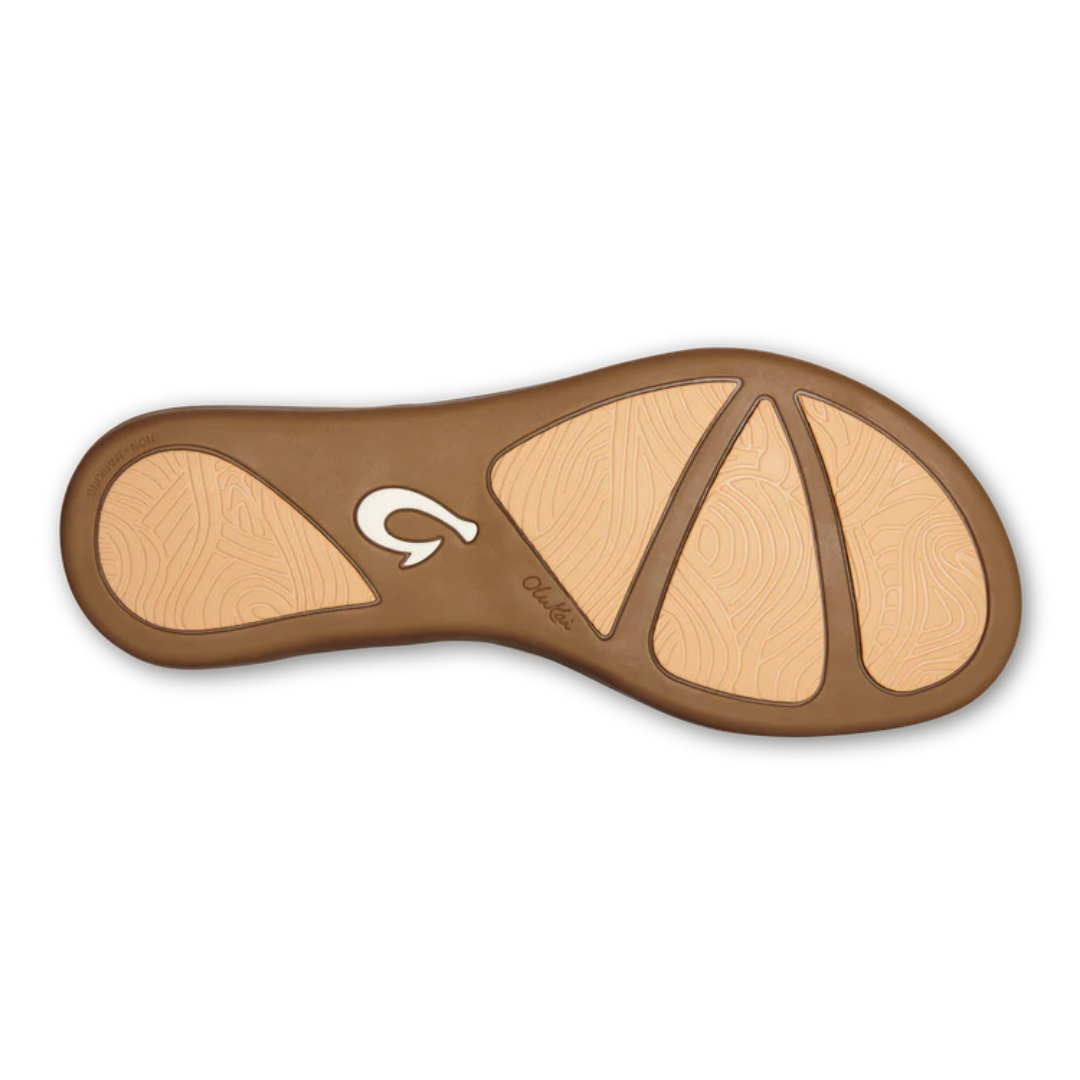 Olukai Honu Flip Flops - Bright White/Golden Sand