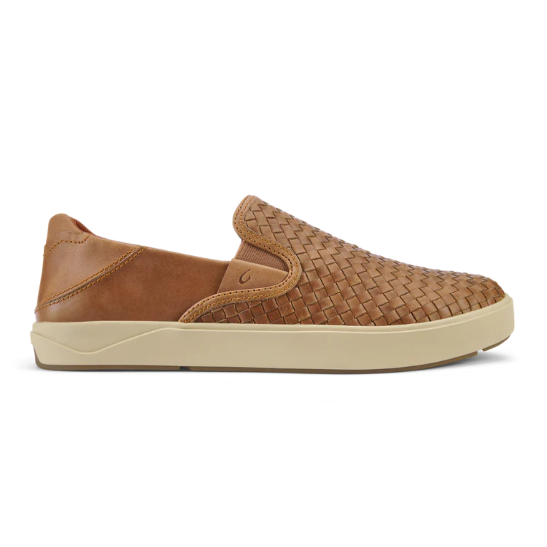 Oluaki Lae'ahi Lauhala Woven Slip Ons - Fox