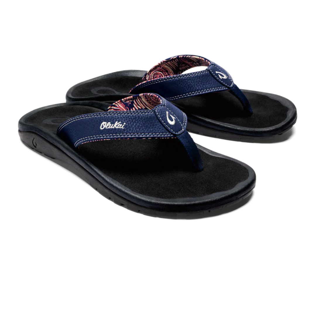 Oluaki 'Ohana Flip Flops - Navy/Onyx