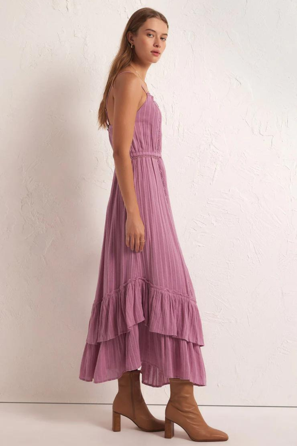 Z Supply Rose Maxi Dress - Dusty Orchid - The Cottage