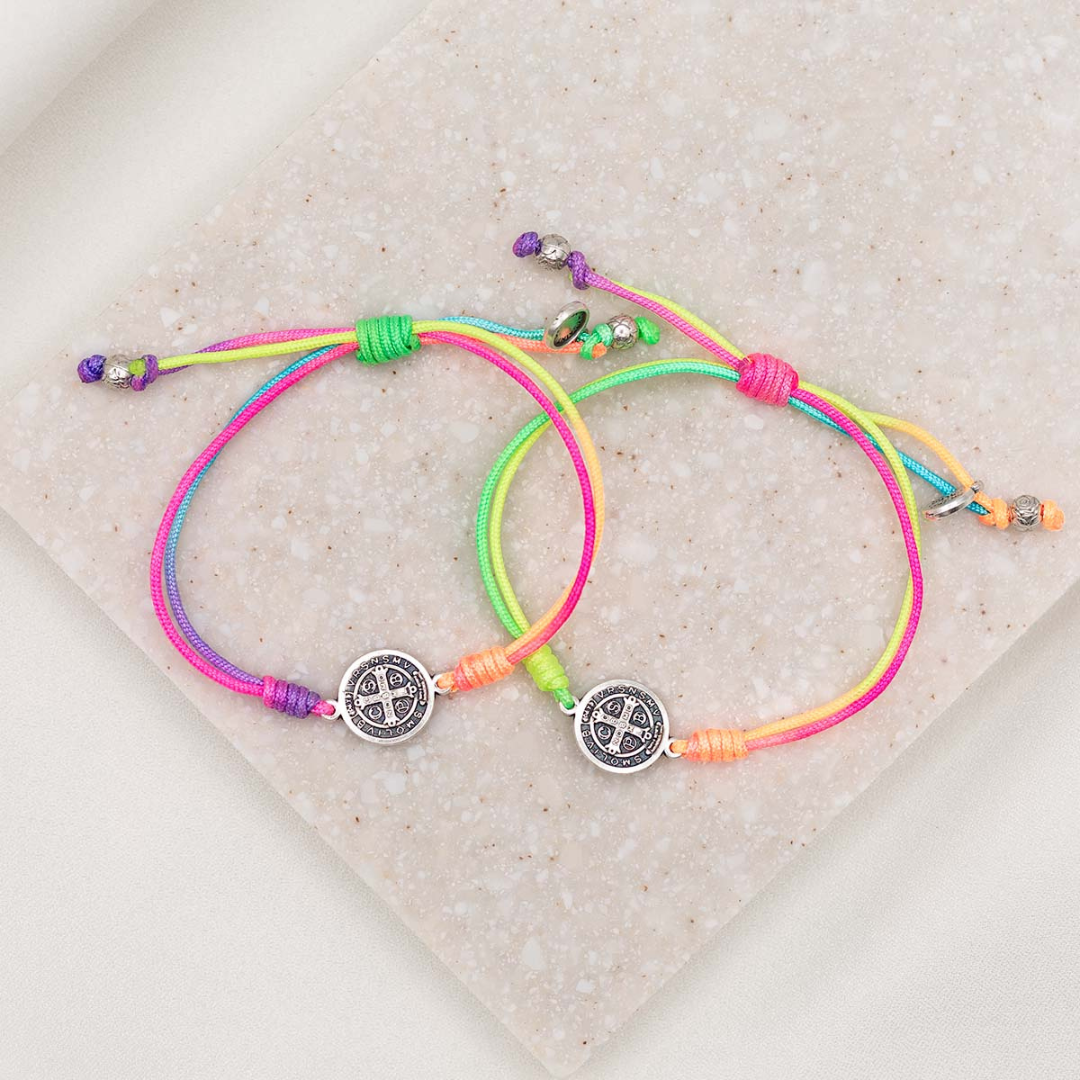 My Saint My Hero Rainbow Best Friends Bracelet Set