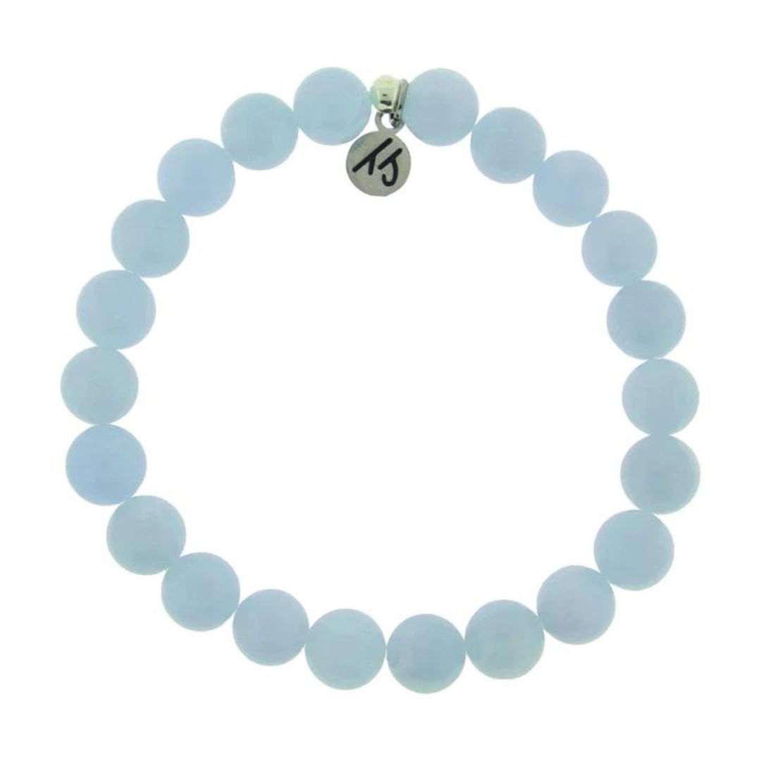 T. Jazelle Mystic Bead Bracelet - Blue Aquamarine