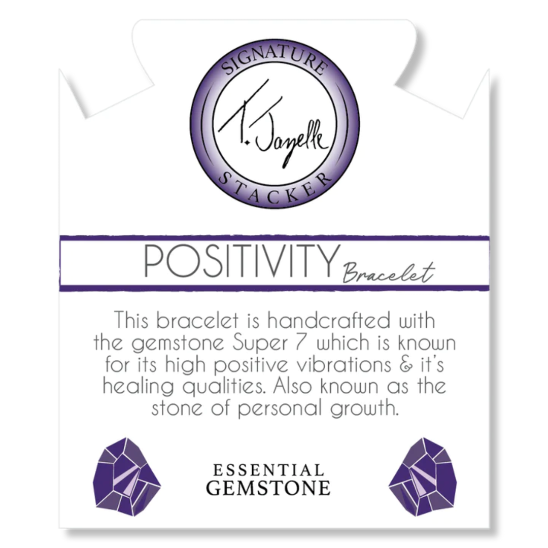 T. Jazelle Positivity Bead Bracelet - Super 7