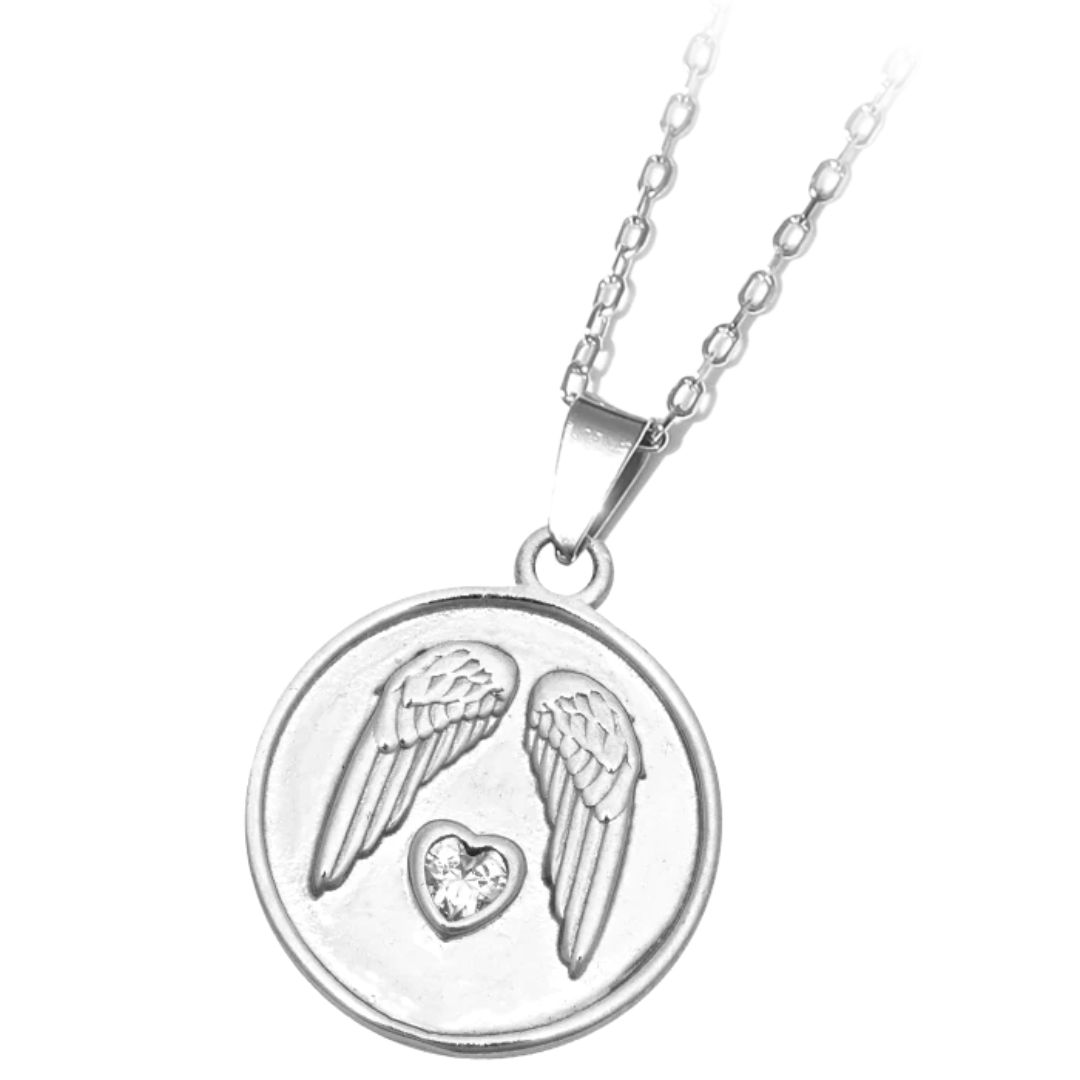 T. Jazelle Guardian Necklace - Silver